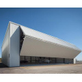 Hangar de aviões de quadro espacial de aço pré-fabricado